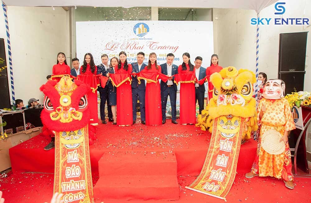 TỔ CHỨC SỰ KIỆN KHAI TRƯƠNG CN SAIGON CENTER REAL QUẬN 10